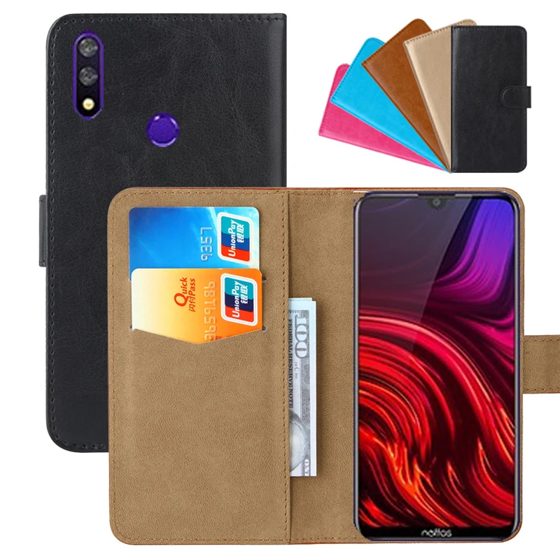 

Luxury Wallet Case For TP-Link Neffos X20 PU Leather Retro Flip Cover Magnetic Fashion Cases Strap