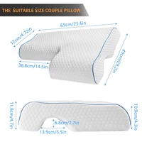 Couples Pillow with Arm Rest Memory Foam 6