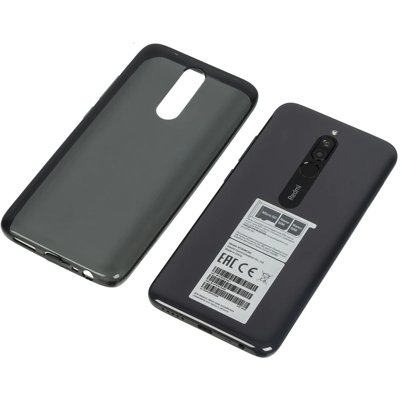 Смартфон Xiaomi Redmi 8 64Gb 4Gb черный 3G 4G 2Sim 6.22" IPS 720x1520 And9.0 12Mpix 802.11 b/g/n GPS