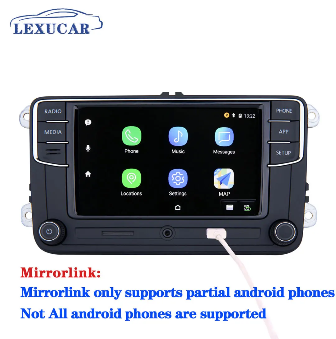 Lexucar RCD330 плюс RCD330G NONAME Android Auto Carplay 6RF 035 187F R340G код 330G для VW Tiguan Golf 5 6 MK5 MK6 Passat Polo