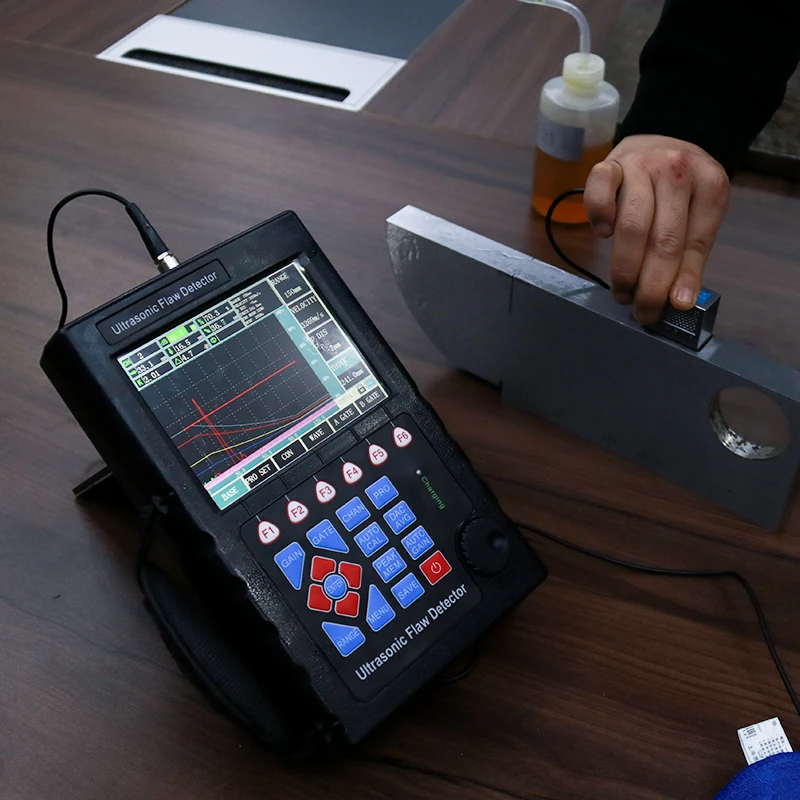 Digital Ultrasonic Fault Detector Ultrasonic Flaw Detector Metal Cracks Welds Pores Ultrasonoscope DAC Curve USB Interface