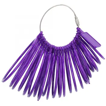 

Plastic Purple Gauge Sizer Jewelry Bracelet Bangle Measure Wrist Size Measuring Tool Easy and Convenient Jewelry Tool