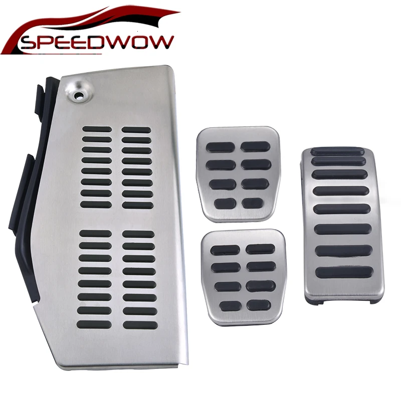 Автомобильная подставка для ног SPEEDWOW педаль LHD из нержавеющей стали VW Polo Golf 4 Bora