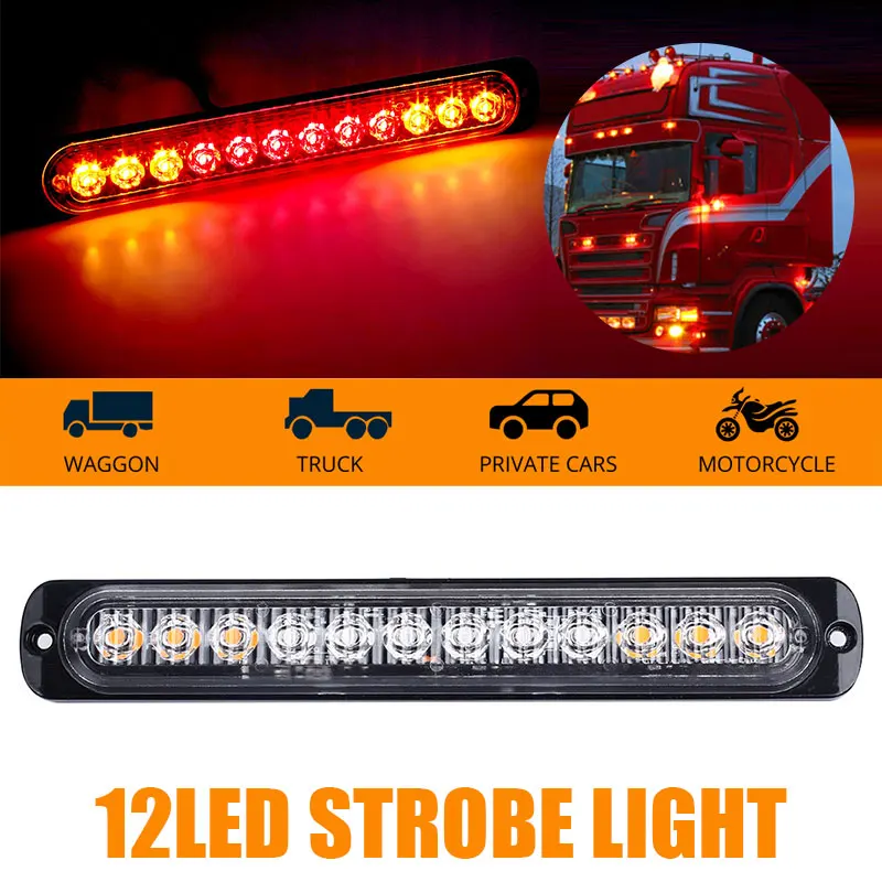 Vehemo truck led 24v трейлер светильник s маркер боковой предупреждающий сигнальный ambe