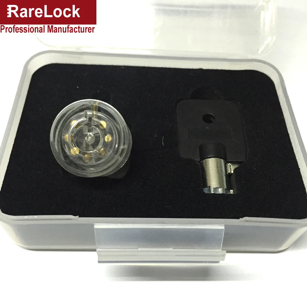 Rarelock слесарный инструмент прозрачный трубчатый замок практика 7 Pin выбрать обучение мастерство набор ключей для начинающих MMS443 gg