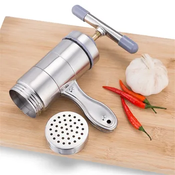 

Manual Stainless Steel Noodle Maker Press Pasta Machine Crank Cutter Fruits Juicer Cookware Making Spaghetti Kitchen Tools