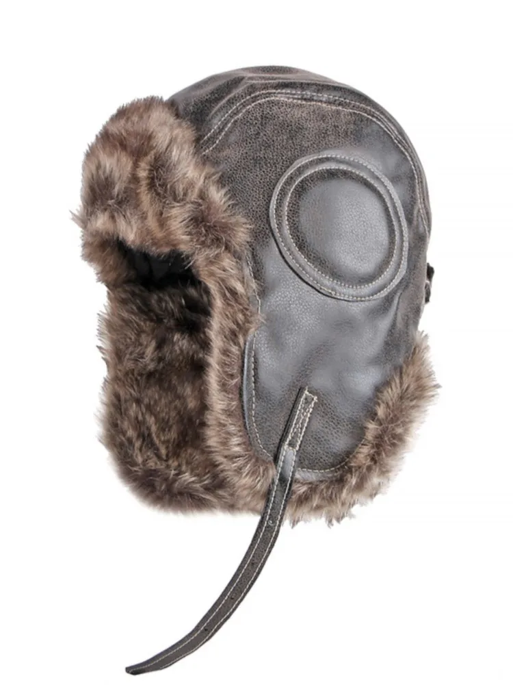 Winter Ushanka Hat Men Women's Pilot 