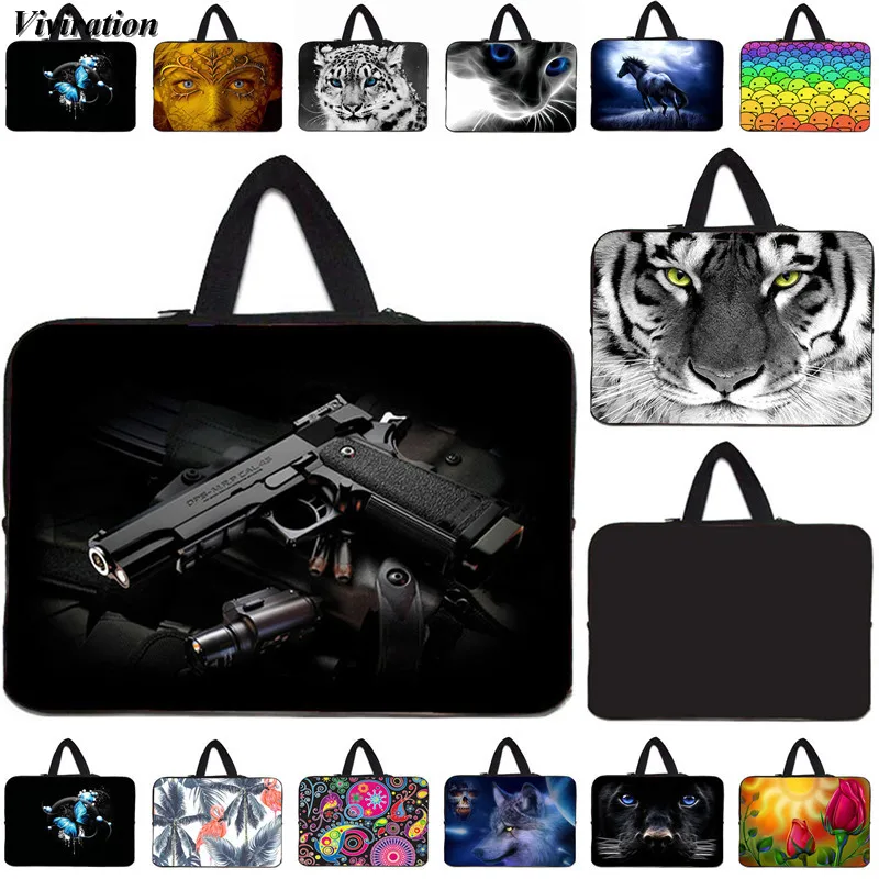 Fashion Laptop Bag 14 Inch Mens Sleeve Case Cover 14.1 13 11.6 9.7 15 17 10 12 Notebook Pouch Bolsas Neoprene Zipper Handbag | Компьютеры