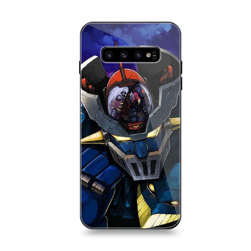Чехол для телефона Стекло для samsung A40 A50 A10 A20 A30 A60 A70 S10 S7 край S8 S9 Plus Note 8 9 крышка Mazinger Z