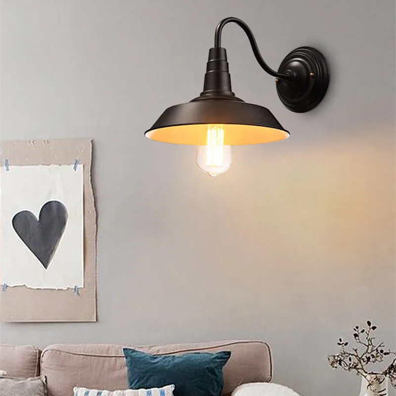 Настенный светильник современный настенный светильник Промышленный Wandlamp домашнего украшения американский стиль для ресторана кафе бар 110 V-220 V светильник