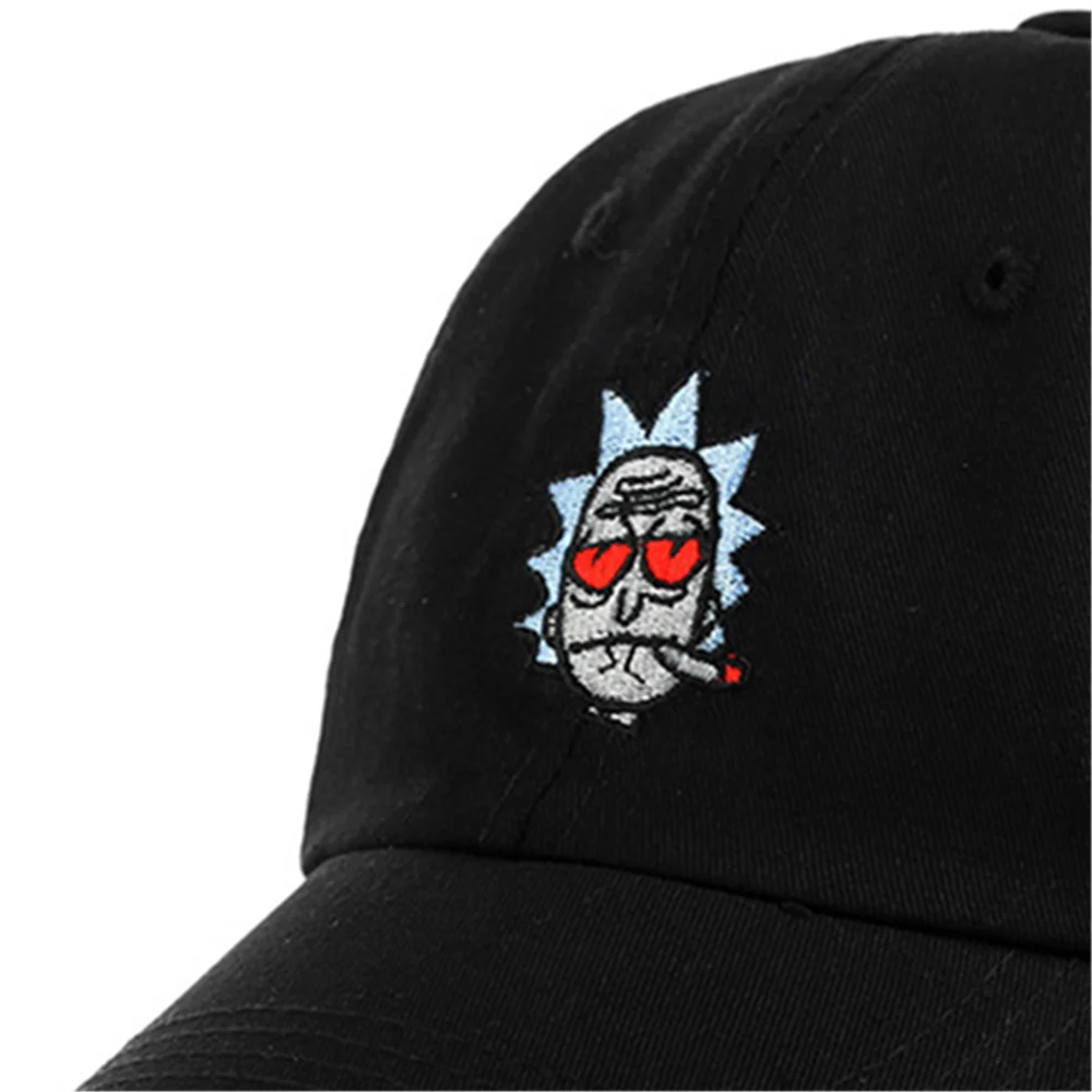 Новинка от Rick and marty, кепка для папы цвета хаки, бейсбольная кепка Crazy Rick, хлопковая бейсболка с вышивкой американского аниме, кепка для любителей аниме, мужская и женская кепка