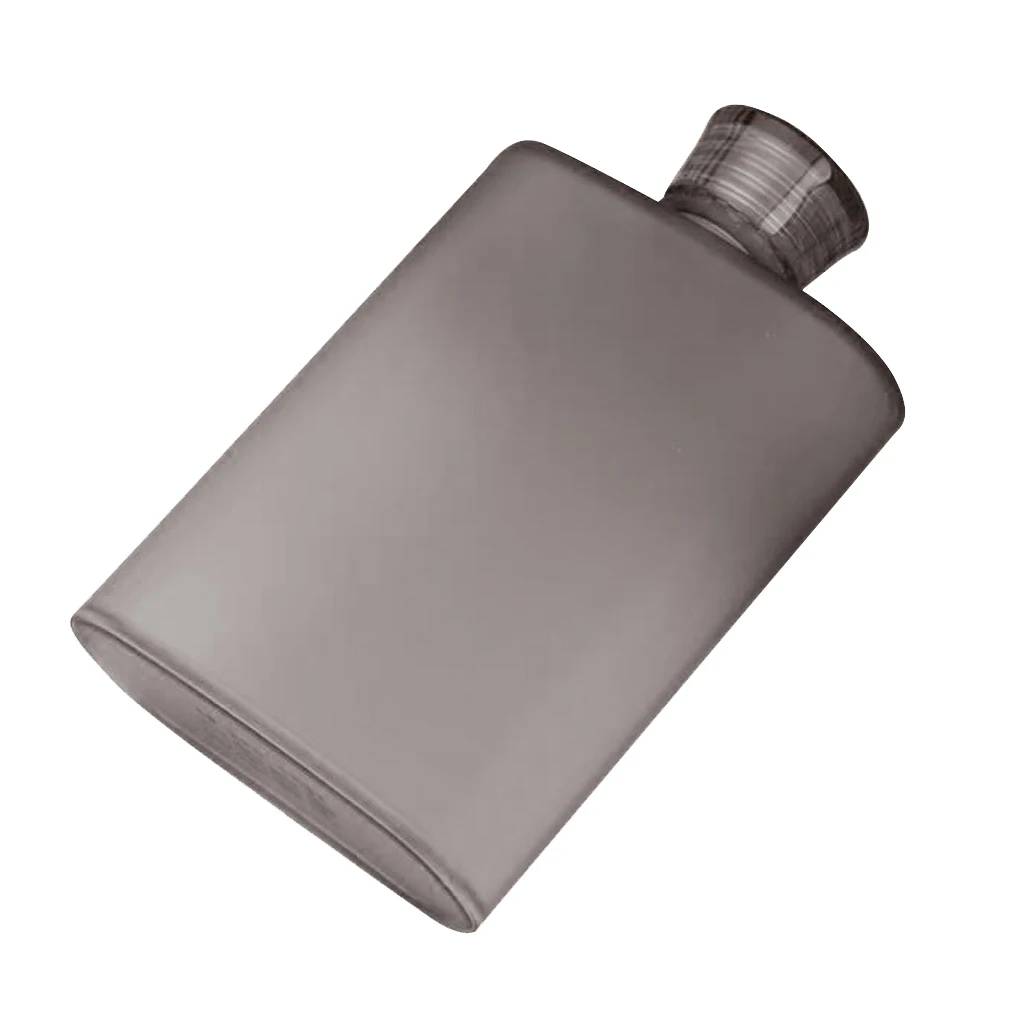 2pcs 400ml Reusable Hip Flask Drinking Water Bottle Plastic - BPA Free, LeakProof, Refillable For Sports Travel School