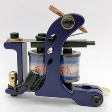 1 шт. чугунная машина для татуировки с двумя спиральными катушками 10 катушек ручной работы для тату-пистолета для лайнера шейдера