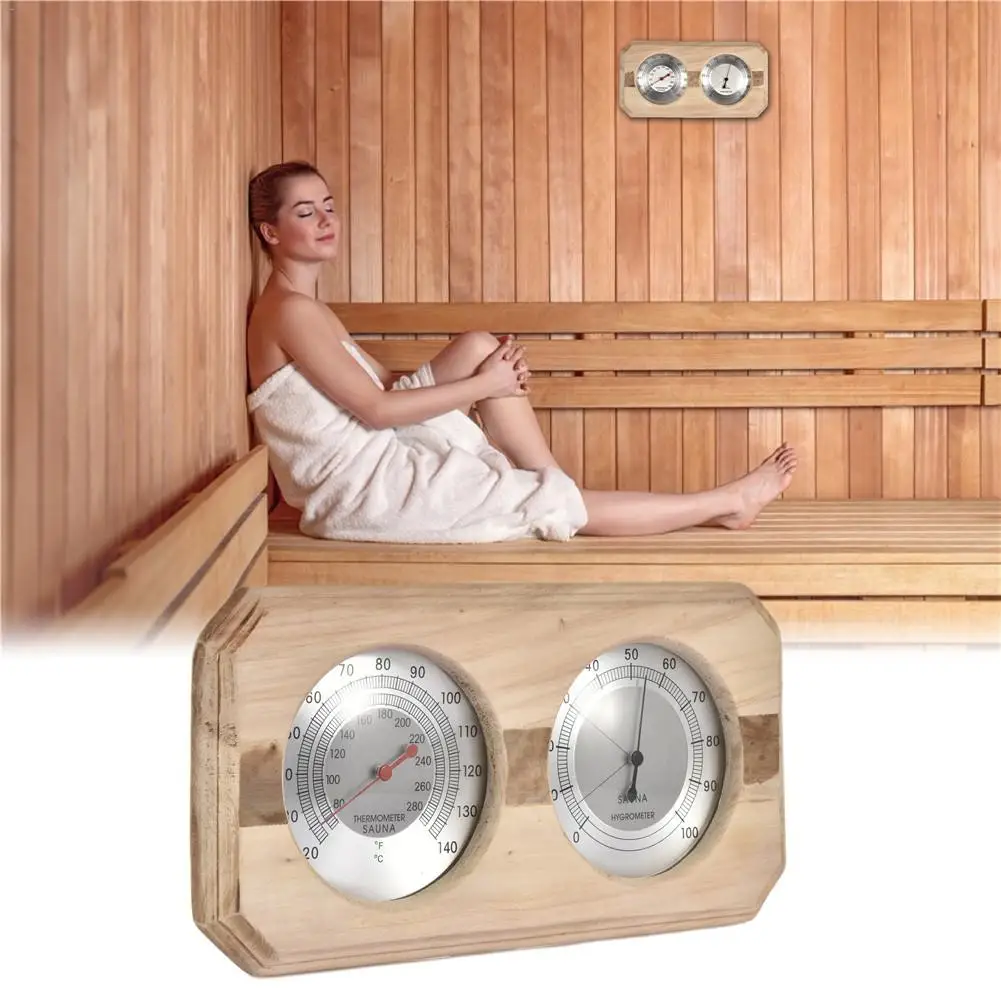 2 в 1 сауна комната деревянный термометр гигрометр Паровая сауна термометр измеритель влажности для ванной и сауны для использования в помещении