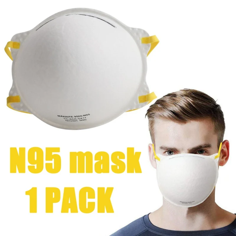 

1/5/20pcs Unisex Reusable N95 Mask Anti Dust Anti-Fog Comfortable Non-woven Fabric Face Masks