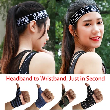 

Gym Fitness Sweat Hair Bandstretch Wrap Brace Elastic Cycling Sport Headband Running Exercising Basketball Yoga Hair Men Women