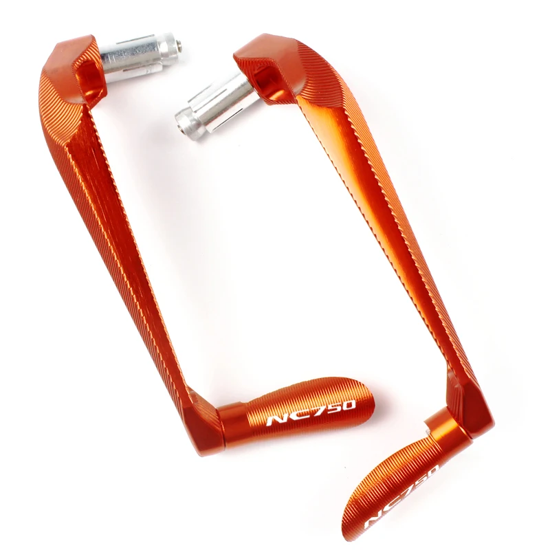 Orange CNC Ручные защитные рычаги для 2001- Honda NC750 мотоциклетные тормоза сцепления рукавицы ЧПУ Алюминиевый сплав Руль Ручка протектор - Цвет: Orange CNC