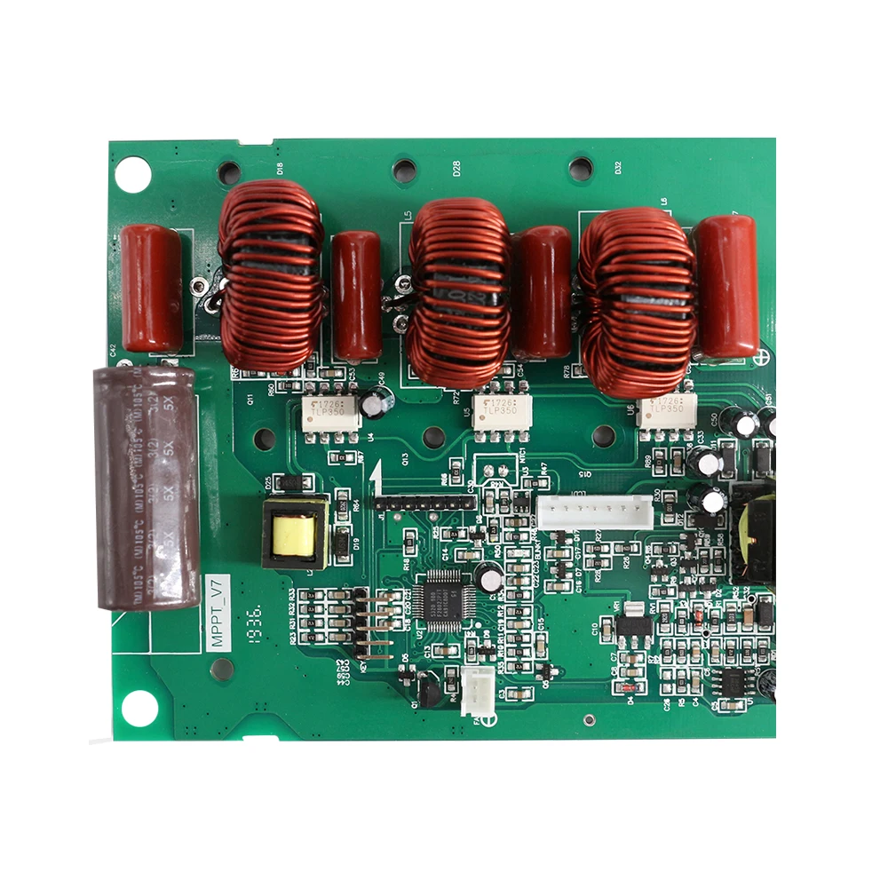 Placa de Carregamento da Bateria de Lítio Solar com Tela Powmr Carregador Solar Proteção Prancha Mppt Módulo Controlador Carga Painel lítio solar controlador proteção prancha mppt módulo