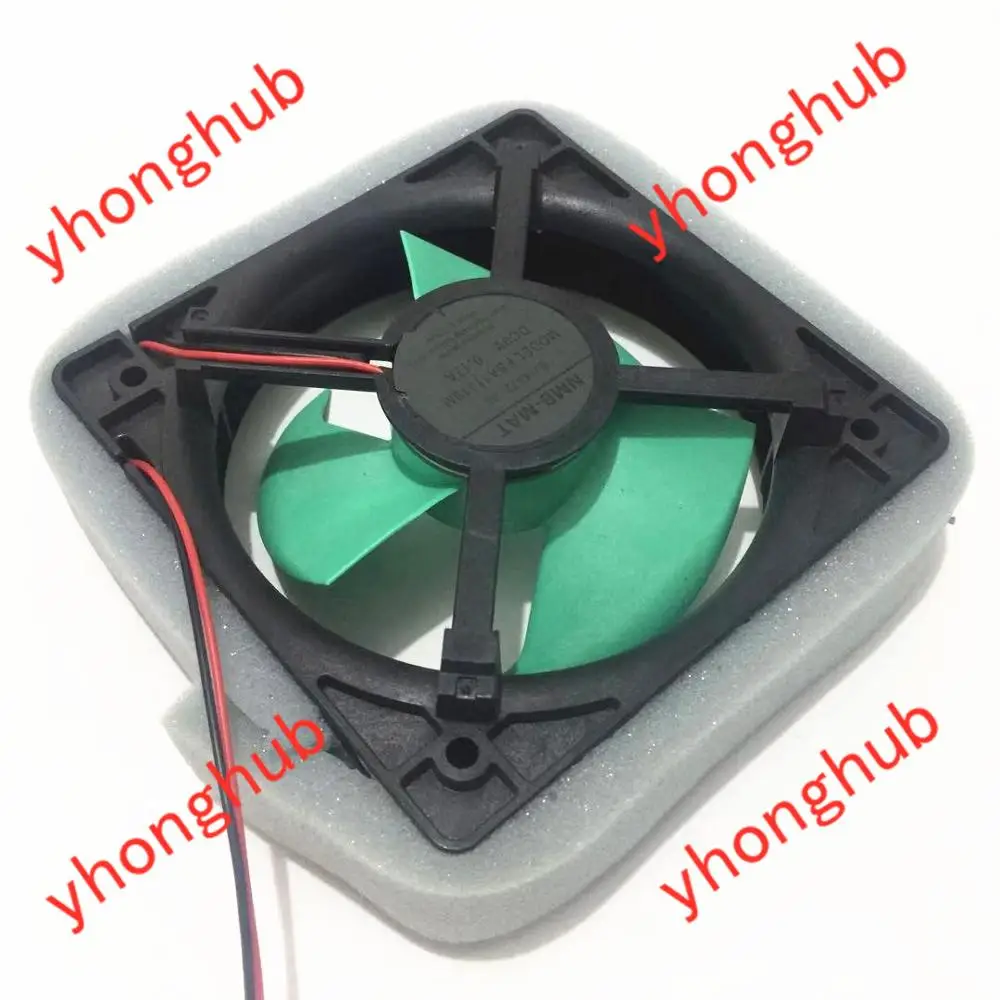 

NMB-MAT FBA11J10M Refrigerator Fan DC 9V 0.17A 113x113mm 2-wire