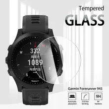 Garmin 945 protetor de tela de vidro temperado para garmin forerunner 945 relógio inteligente à prova de explosão anti-risco filme transparente
