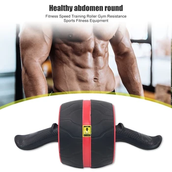 

Ab Roller Muscle Trainer Wheel Abdominal Power Gym Arm Waist Leg Exercise Gym Fitness Equipment Body Shape Training Supplies