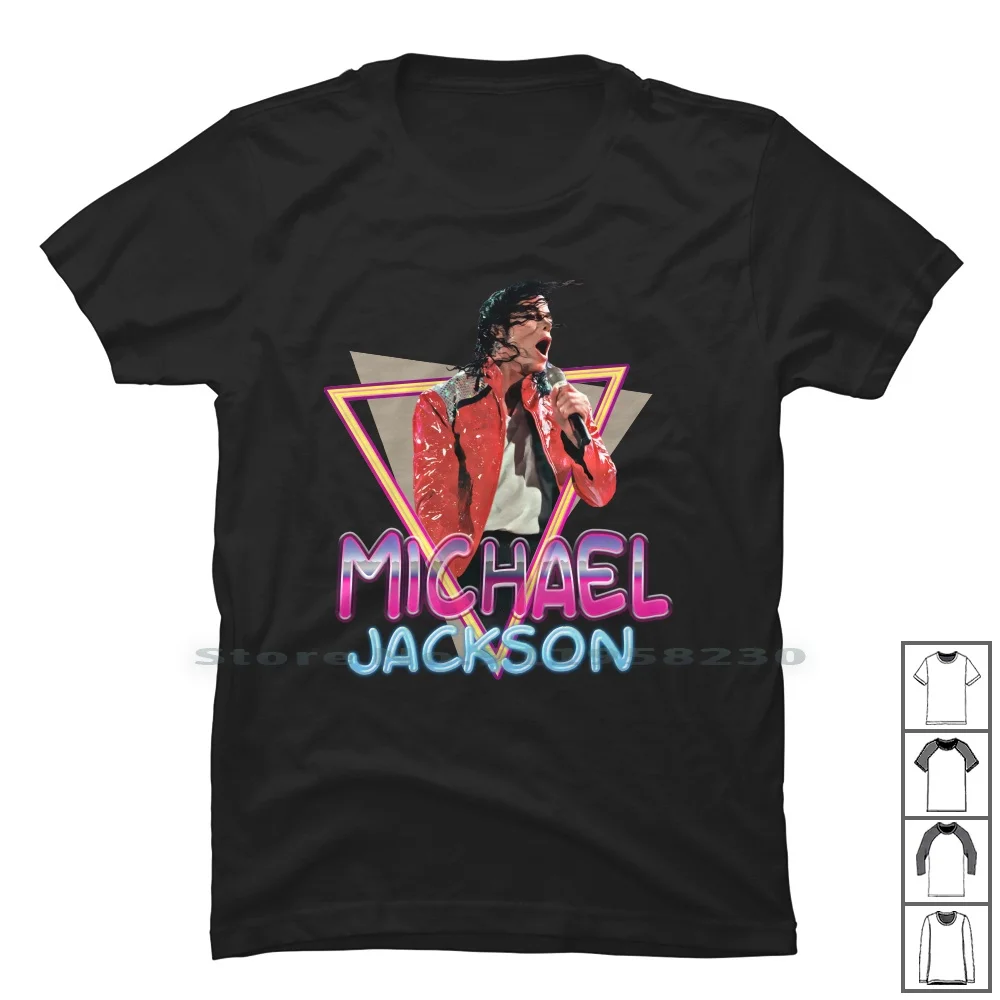 Michael Jack Son T Shirt 100% Cotone Thriller Michael Jack Son Walker Legend Music Star Foot Jack Son Pop End