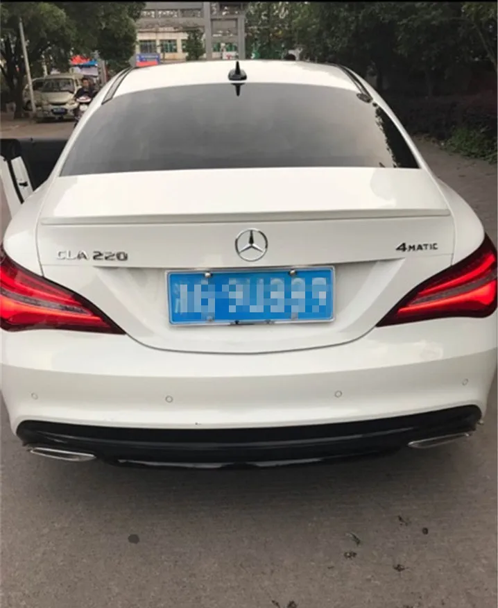 Спойлер для Mercedes Benz W117 2015 2018 CLA CLA200 220 260 высококачественный спойлер заднего крыла