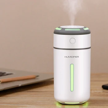 

230ml Ultrasonic Air Humidifier Essential Oil Diffuser With 7 Colors Night Light Mini Electric Aromatherapy USB Humidifier