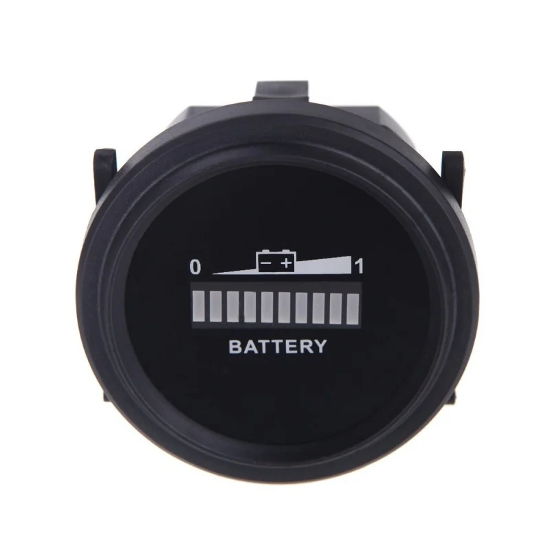 Цифровой светодиодный индикатор заряда батареи 12 V/24 V/36 V/48 V/72 V(черный