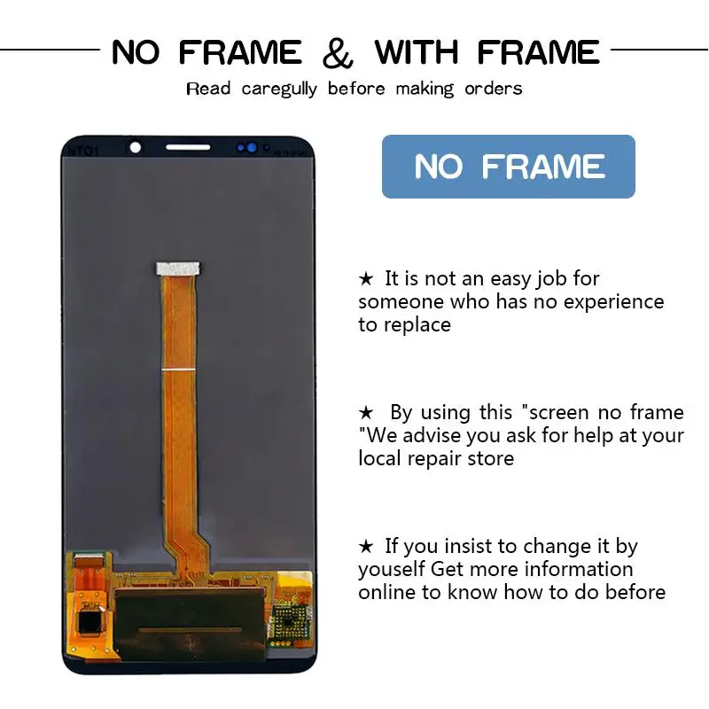 ЖК-дисплей класса AAA 6,0 'lcd для mate 10 Pro для huawei mate 10 Pro
