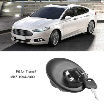 

Fuel Cap Car Vehicle Fuel-Diesel Locking Cover with 2 Keys Kit Fit for Ford Transit MK5 1994-2000
