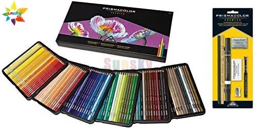 Usa Original Prismacolor Colored Pencils 72 Color Pencil With 7pc Sketch Art  Kit Gift Set Artist Premier Wooden Soft Core - Wooden Colored Pencils -  AliExpress