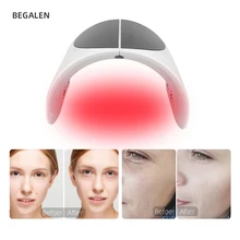 Foldable PDT Acne Removal Machine 7 Colors PDT Led Light Facial Acne Treatment Face Whitening Skin Rejuvenation Therapy Device heating light machine for face messager acne spot skin rejuvenation light photon led therapy bacteria killing removal improve