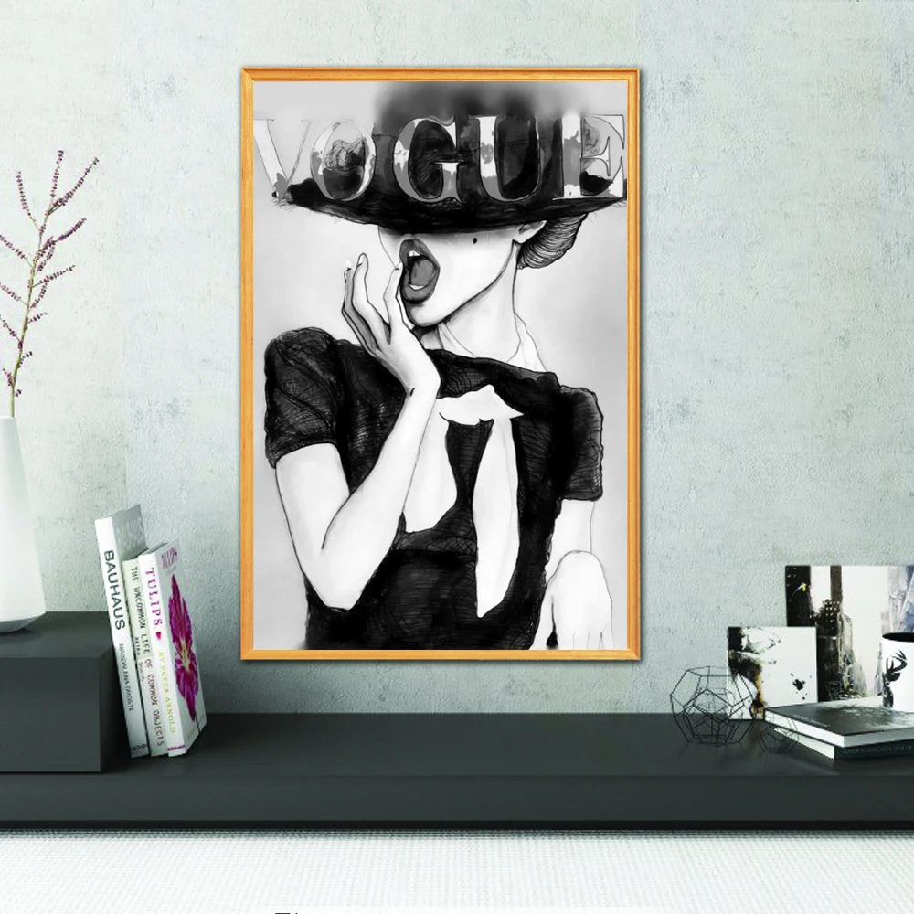 Постер печать на холсте постер Vogue и настенные картины декоративные постеры