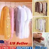Transparent Clothes Dust Bag 20pcs x Garment Covers Polythene Clear Plastic Dry Cleaner Clothes Bags 1