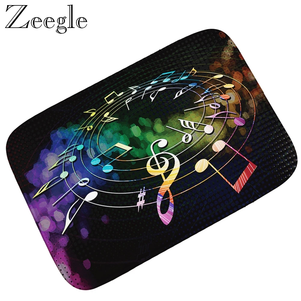 Zeegle Doormat Floor Mat Microfiber Indoor Carpet Anti-slip Bathroom Rug Absorbent Shower Mat Bedroom Carpet Washable Door Mat