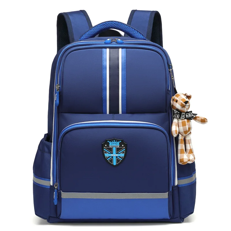 

Boy School Bags Child Blue Red Backpack Primary Student Boys Girls Children's Schoolbag Waterproof Kids Mochila Infantil Sac