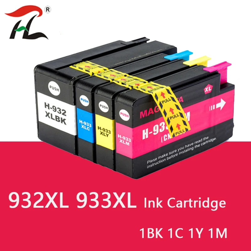 Compatibile Per Hp 932 933 932Xl 933Xl Cartuccia Di Inchiostro Per Stampante Hp Officejet 7110 6100 6600 7510 7512 7612 7610 7612