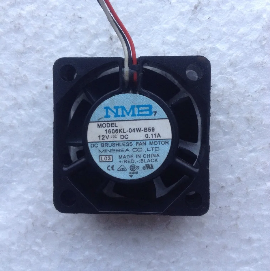 Двухшариковый охлаждающий вентилятор для NMB 4015 12 В 0 11a 1606kl-04w-b59 с тремя проводами |