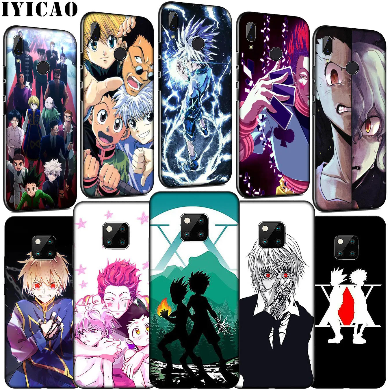 IYICAO Hunter x Мягкий силиконовый чехол для телефона Huawei Mate 30 20 10 Pro Nova 5i 4 3 3i 2i 2 Lite Черный