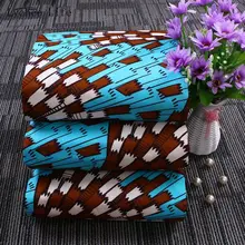 Lychee Life, 1 ярд, Анкара, Африканский полиэстер, восковая ткань с принтом, геометрический узор, швейная ткань для лоскутного платья, сделай сам, рукоделие