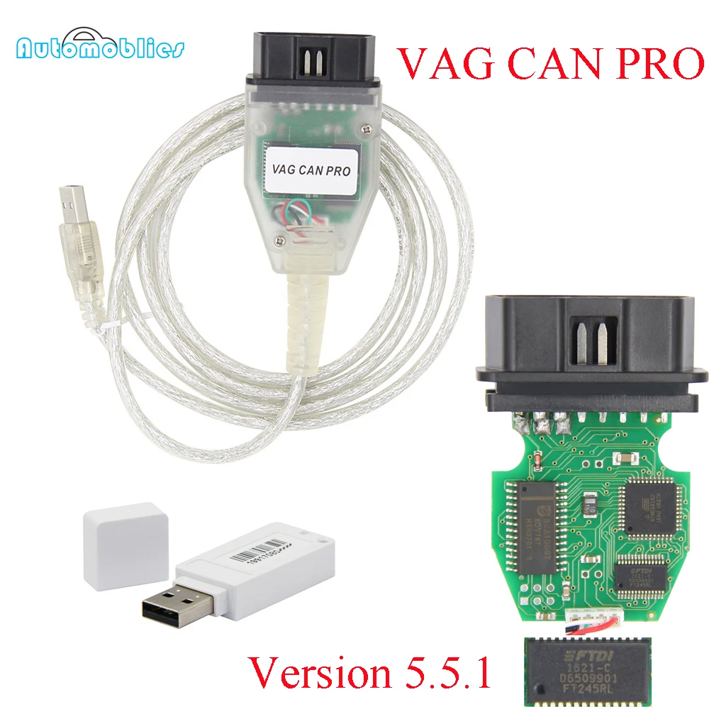 OBD2 VAG CAN PRO VCP 5.5.1 FTDI BUS UDS K-line Pro OBD Car Diagnostic Tool Auto Scanner Cable K line For | Автомобили и мотоциклы