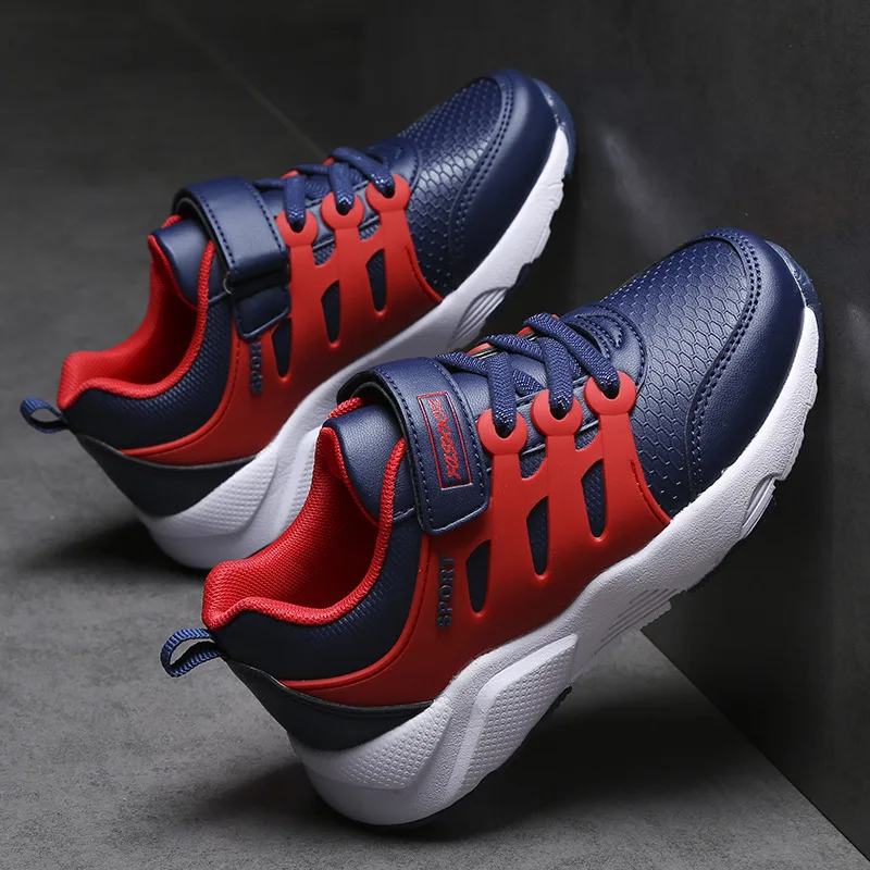 

BOY'S Shoes 2019 Spring And Autumn New Style Leather Waterproof CHILDREN'S Shoes CHILDREN'S Shoes BOY'S Athletic Shoes Big Boy R