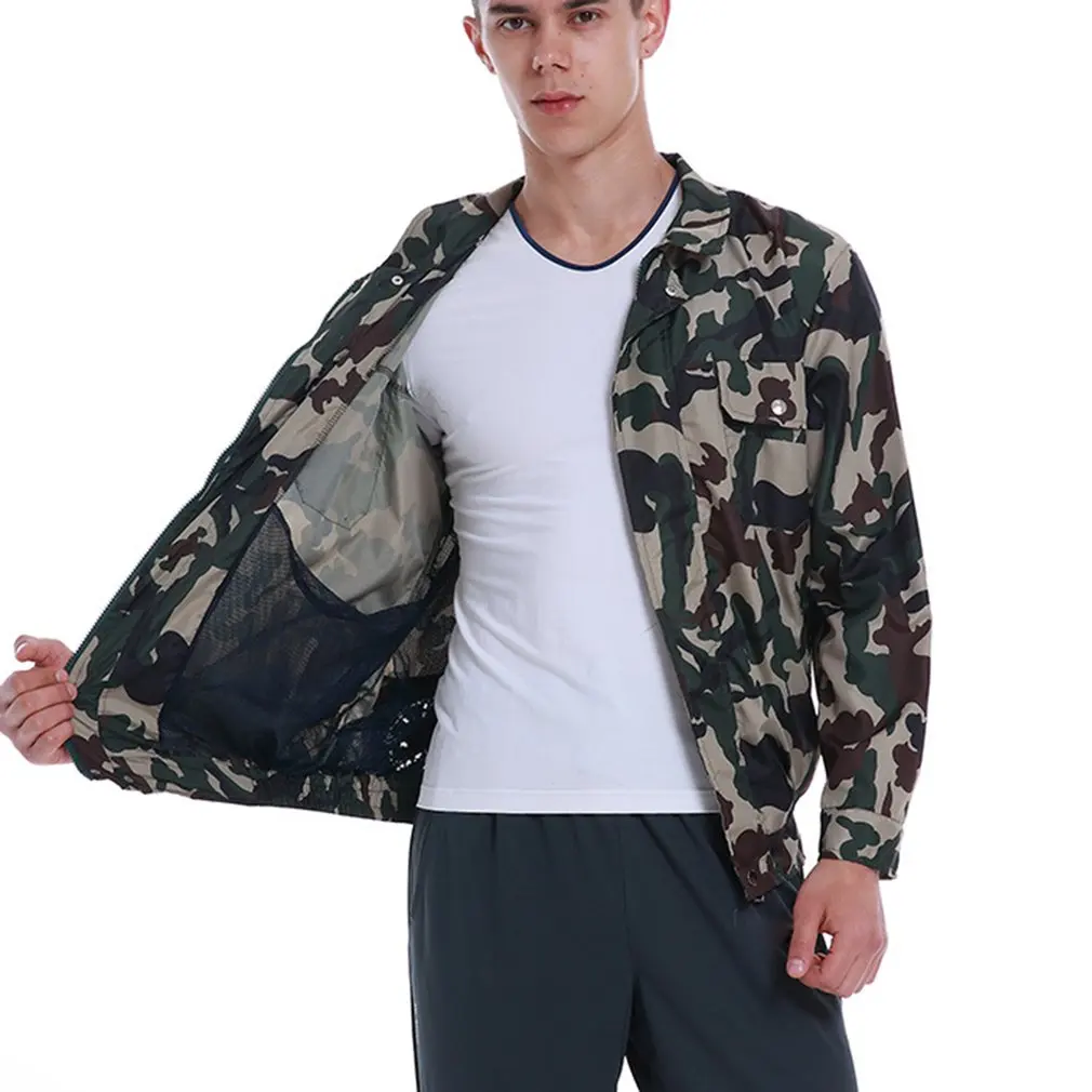 

Man Cooling Coat Summer Cold Fan Air Conditioning Clothes Thick Outdoor High Temperature Welding Work Clothes