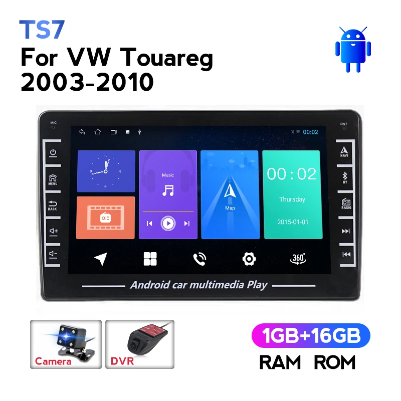 Автомагнитола MEKEDE TS7 2 din gps-навигатор для VW Touareg 2003-2010 Android Wi-Fi устройство