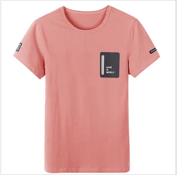 

Summer new women's street letter characters print loose short-sleeved T-shirt 44.79