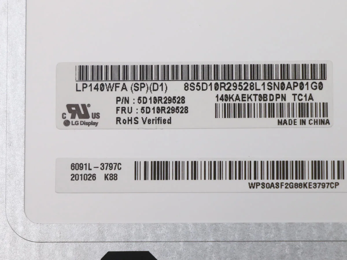 SPD4 B140HAN04.0 Para Lenovo ThinkBook 14s 14-IML