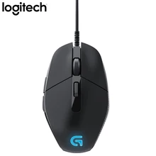 Проводная игровая мышь logitech G302, дышащая светильник, USB мышь 4000 dpi для ПК, видеоигр, Windows, интерфейс, поддержка офисной проверки