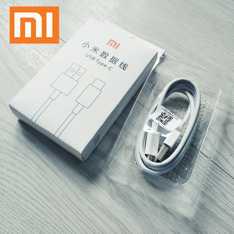 Xiaomi mi 9 Кабель зарядного устройства USB type-c Белый Быстрая 3 1 зарядка с