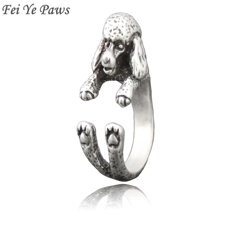 Fei вы Paw Boho французский пуделя щенок собака Обёрточная бумага кольца для Для